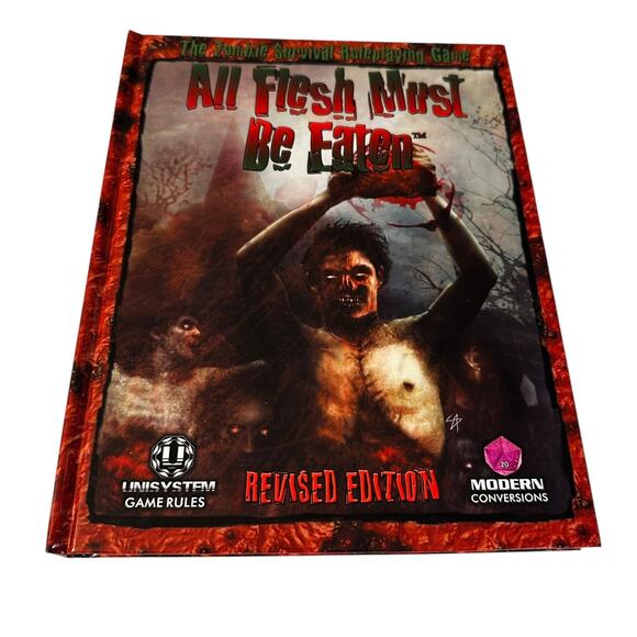 All Flesh Must Be Eaten: Revised Edition Eden Studios Zombie RPG EDN8020 - Picture 1 of 2